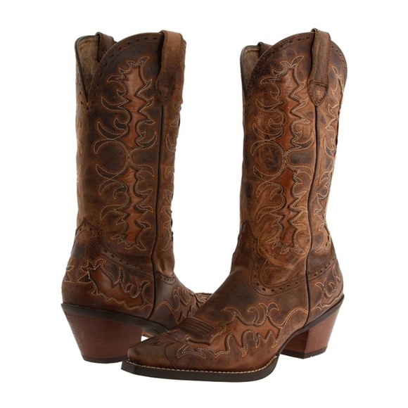 Ariat Shoes - ARIAT Dandy Hand Tooled Leather Cowgirl Boots 10